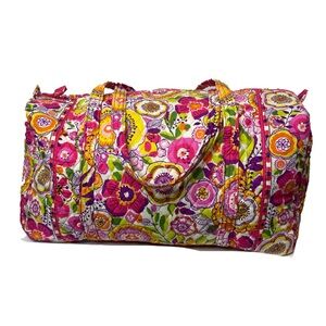 Vera Bradley Large Duffel Bag Spring 2013 Signature Cotton